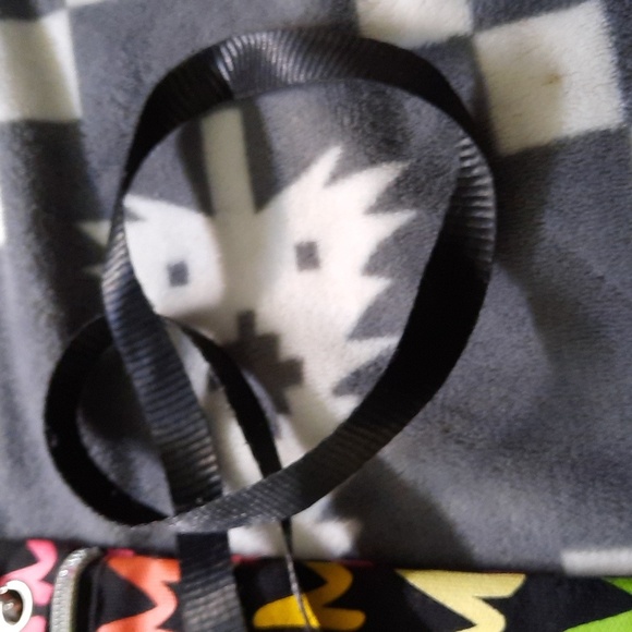 Robin Ruth MIAMI Print Canvas 2 Zipper Pocket Adjustable Strap Travel Crossbody - Picture 8 of 9